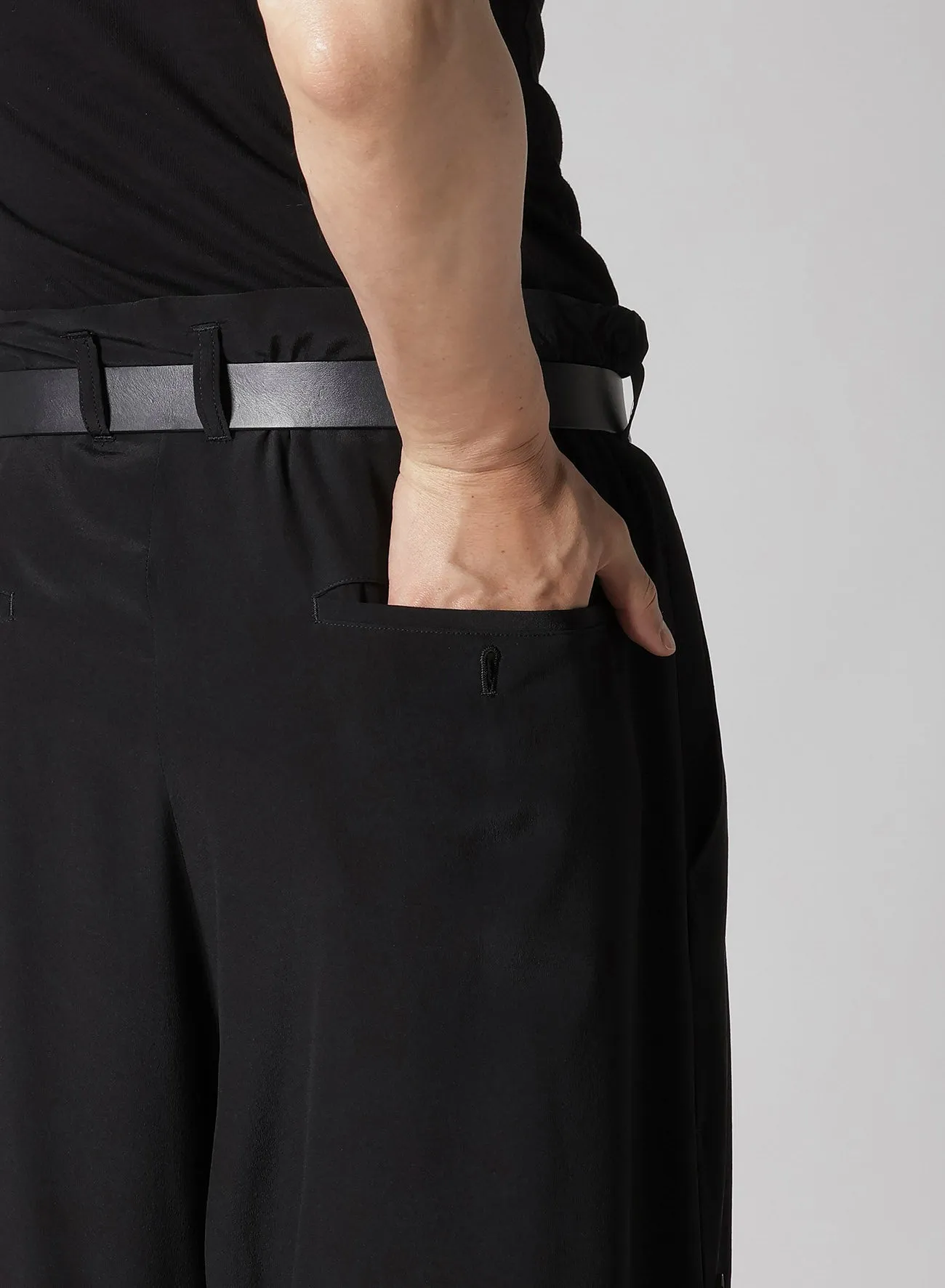 16M CREPE DE CHINE R COIN POCKET PANTS