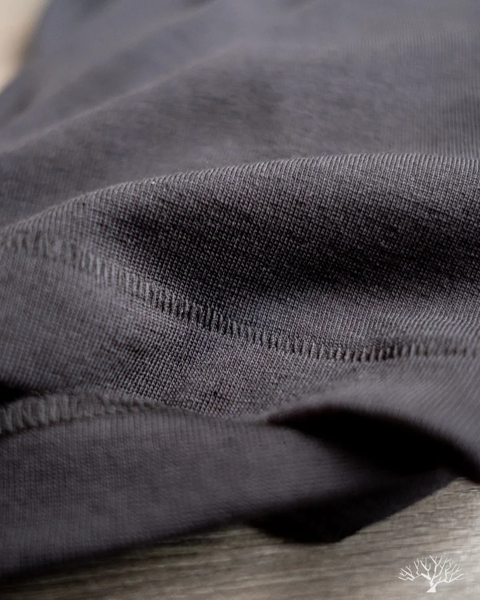 2W15 Merino Wool Loopwheel Tee - Black
