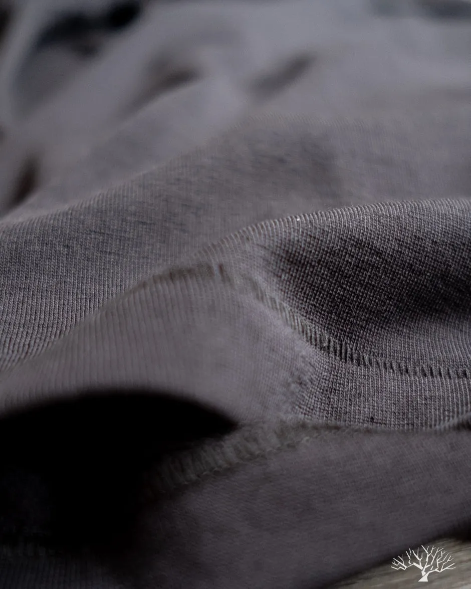 2W15 Merino Wool Loopwheel Tee - Black