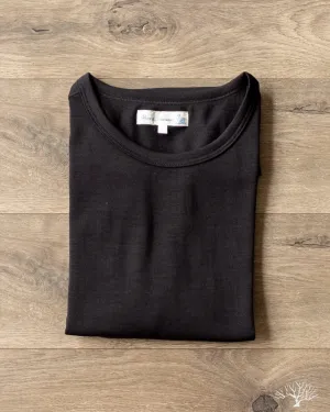 2W15 Merino Wool Loopwheel Tee - Black