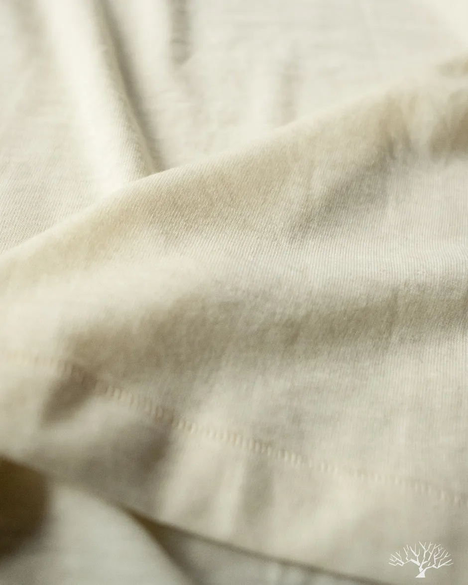 2W15LS Merino Wool Long-Sleeve Crew Neck Tee - Nature