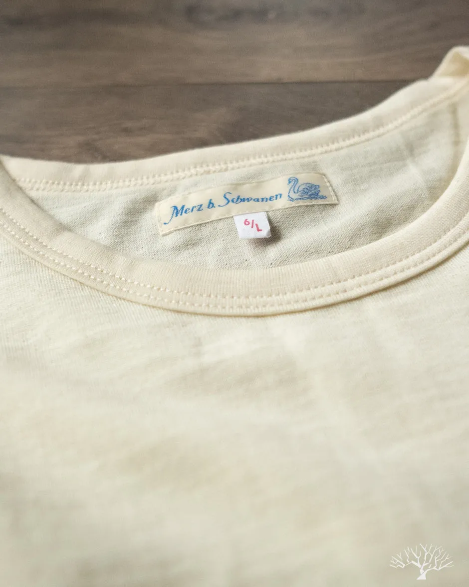 2W15LS Merino Wool Long-Sleeve Crew Neck Tee - Nature