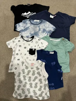 3-9 months tshirt Bundle, Kids 6 Month (3-6M)