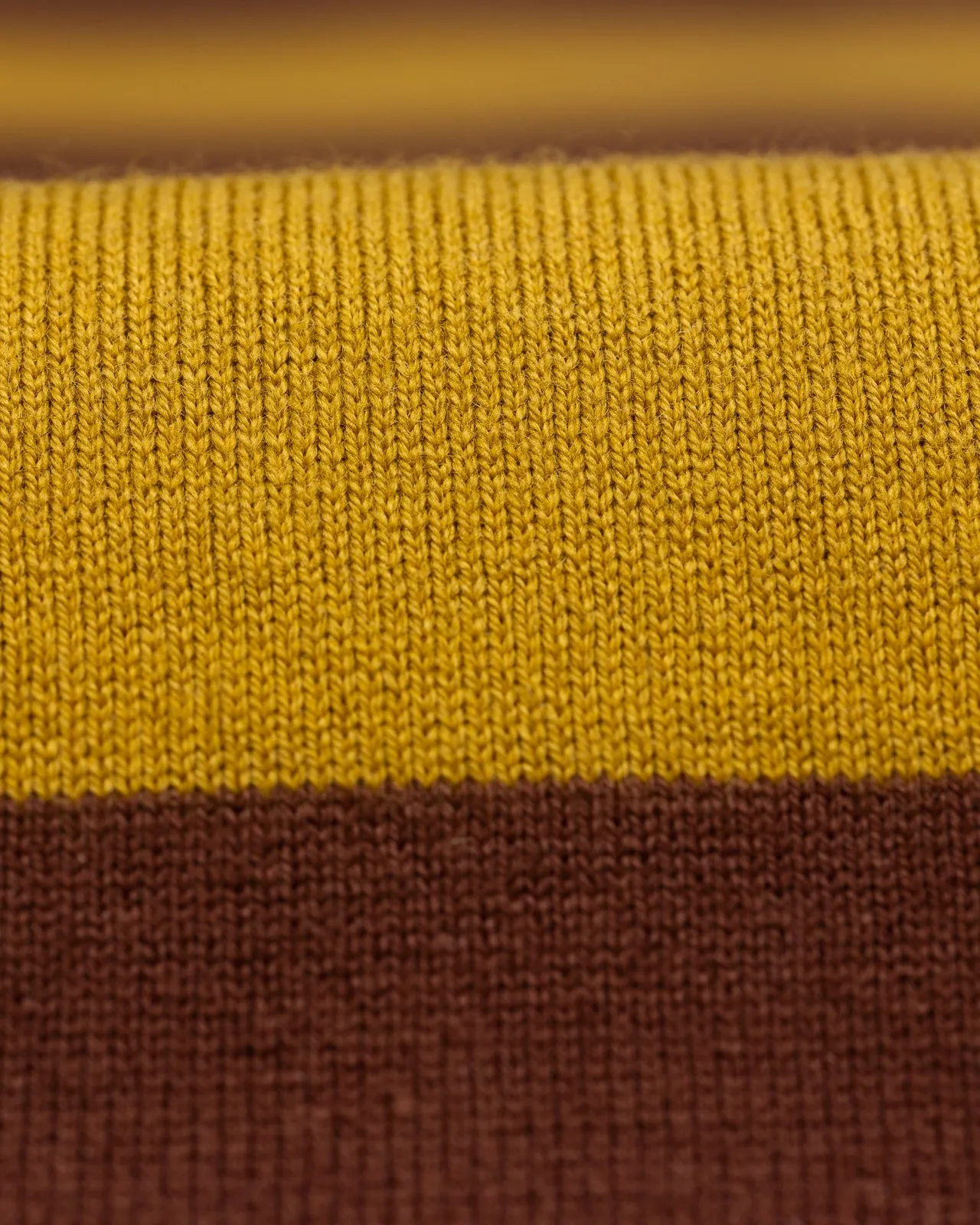 40's Biker Hoop Tee - Mustard & Eggplant