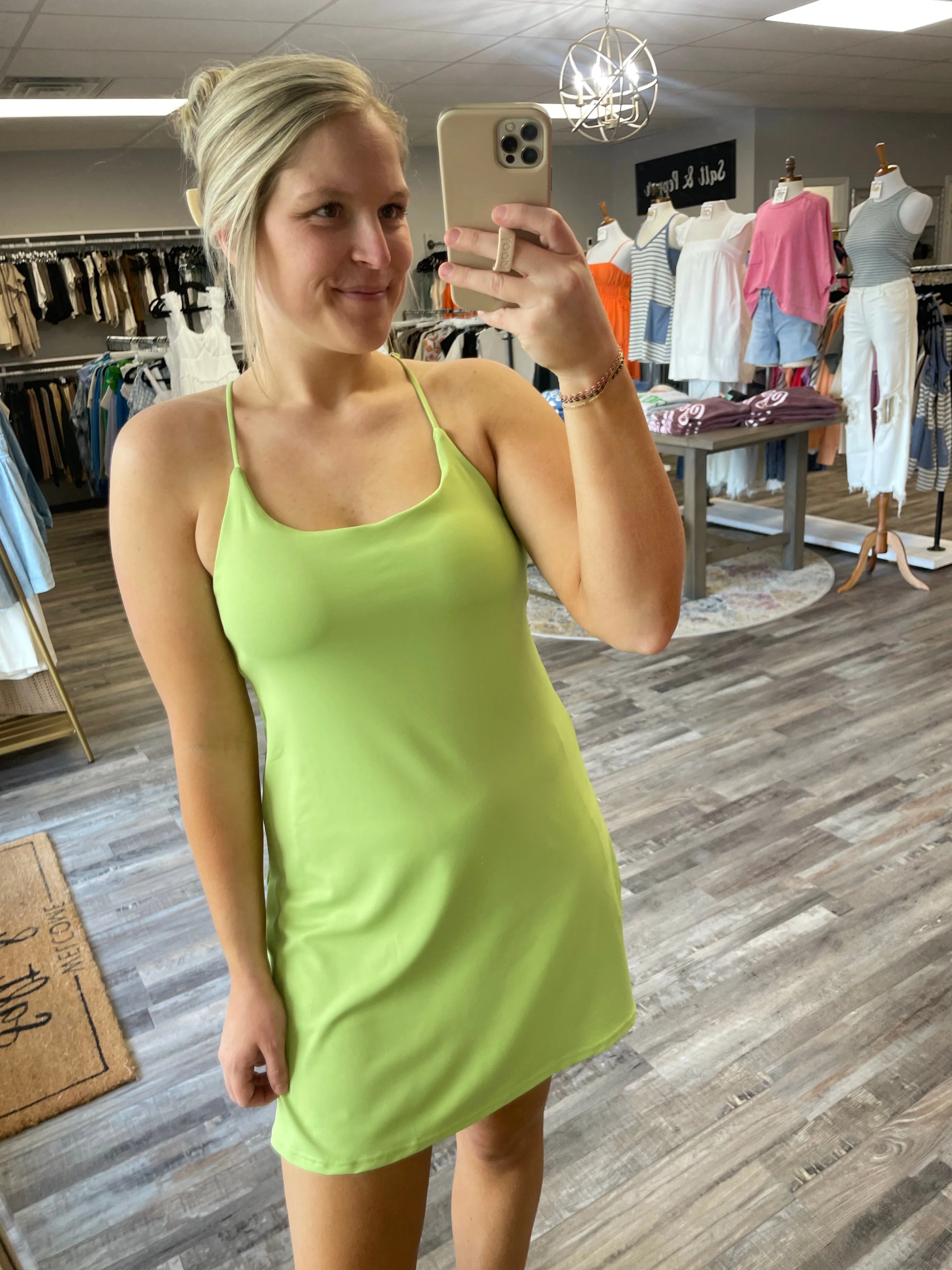 Active Dress - Lime