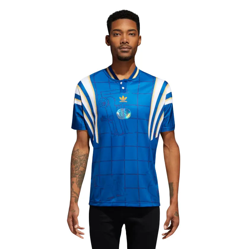Adidas Teixeira Jersey - Collegiate Royal/Bold Gold/White
