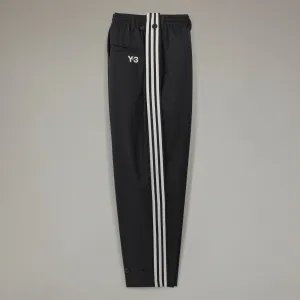 adidas Y-3 Refined Wool 3-Stripes Track Pants Black