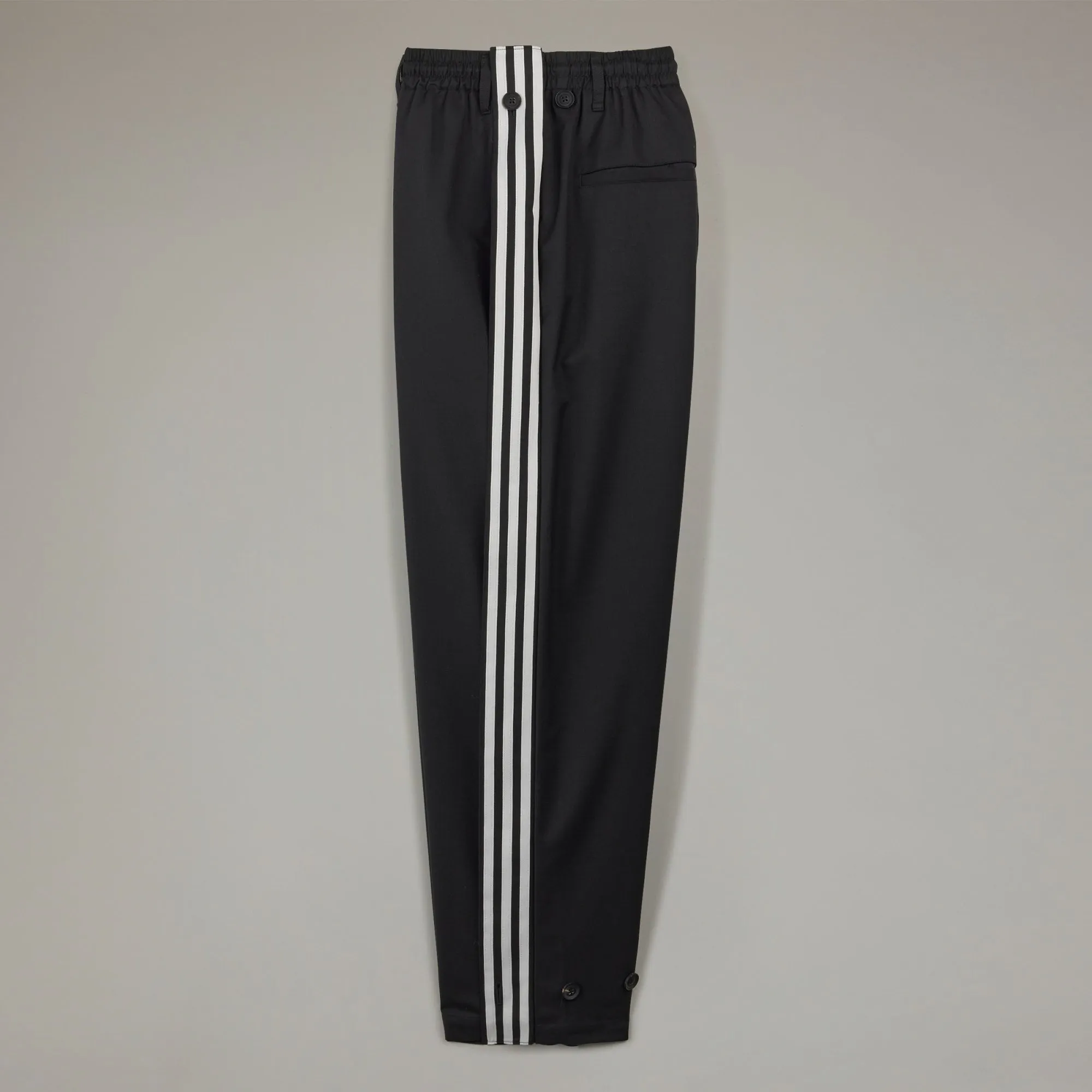 adidas Y-3 Refined Wool 3-Stripes Track Pants Black