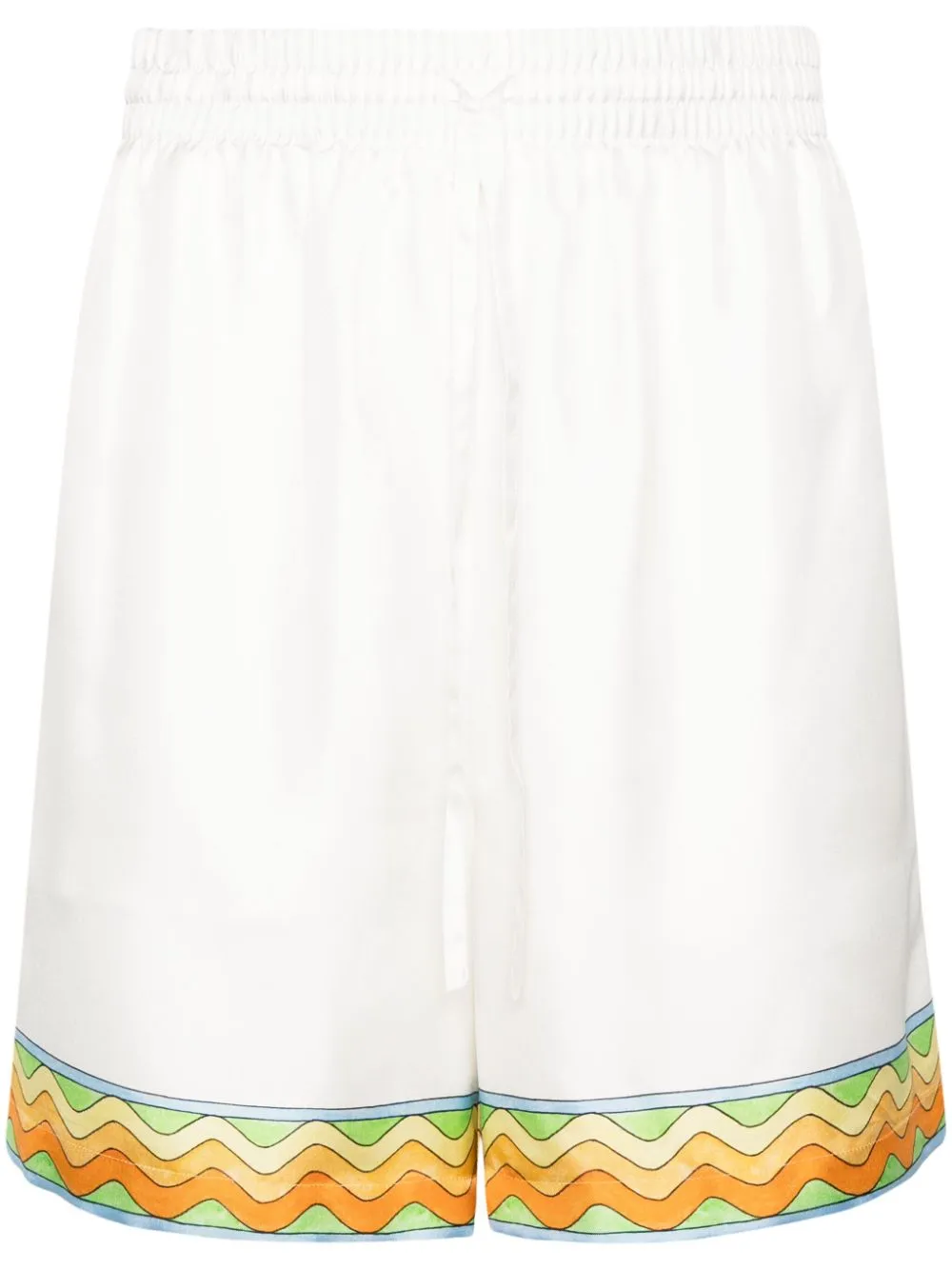 Afro Cubism silk shorts