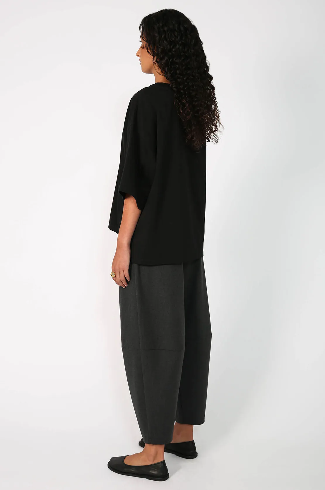 ahead tailored pant / charcoal marle