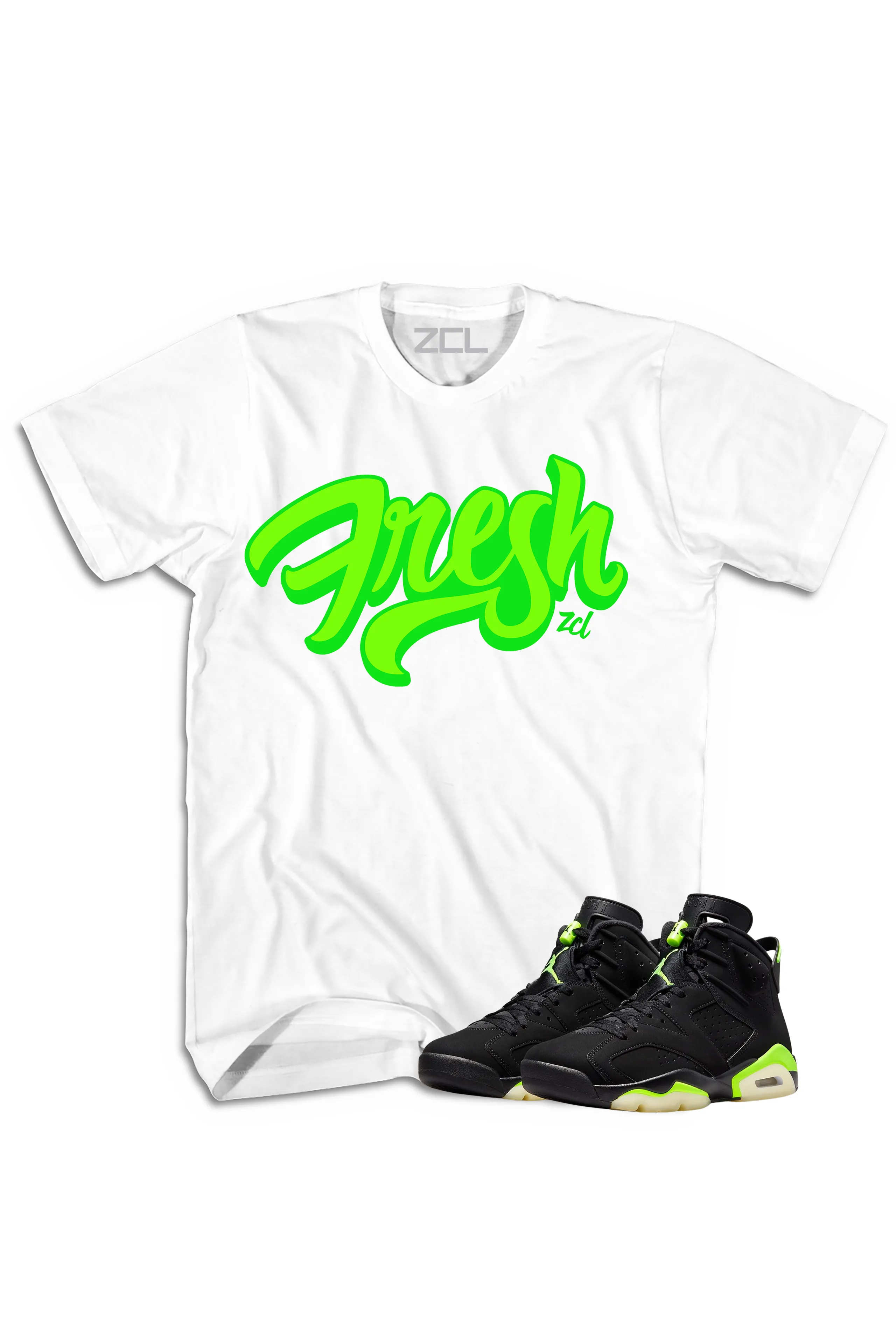Air Jordan 6 "Fresh" Tee (Electric Green)