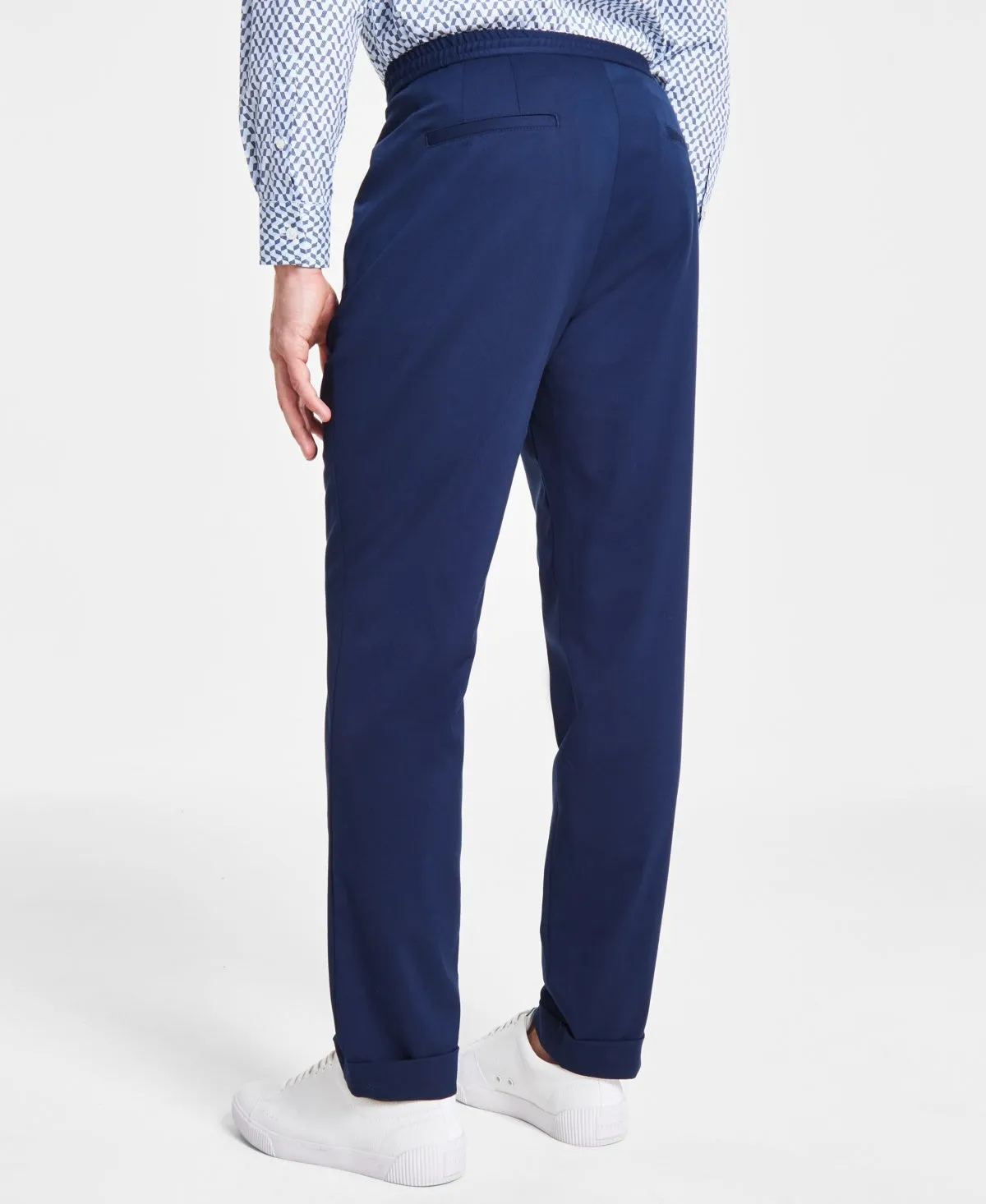 Alfani Mens Modern fit Dress Pants 38 /  Blue Stretch