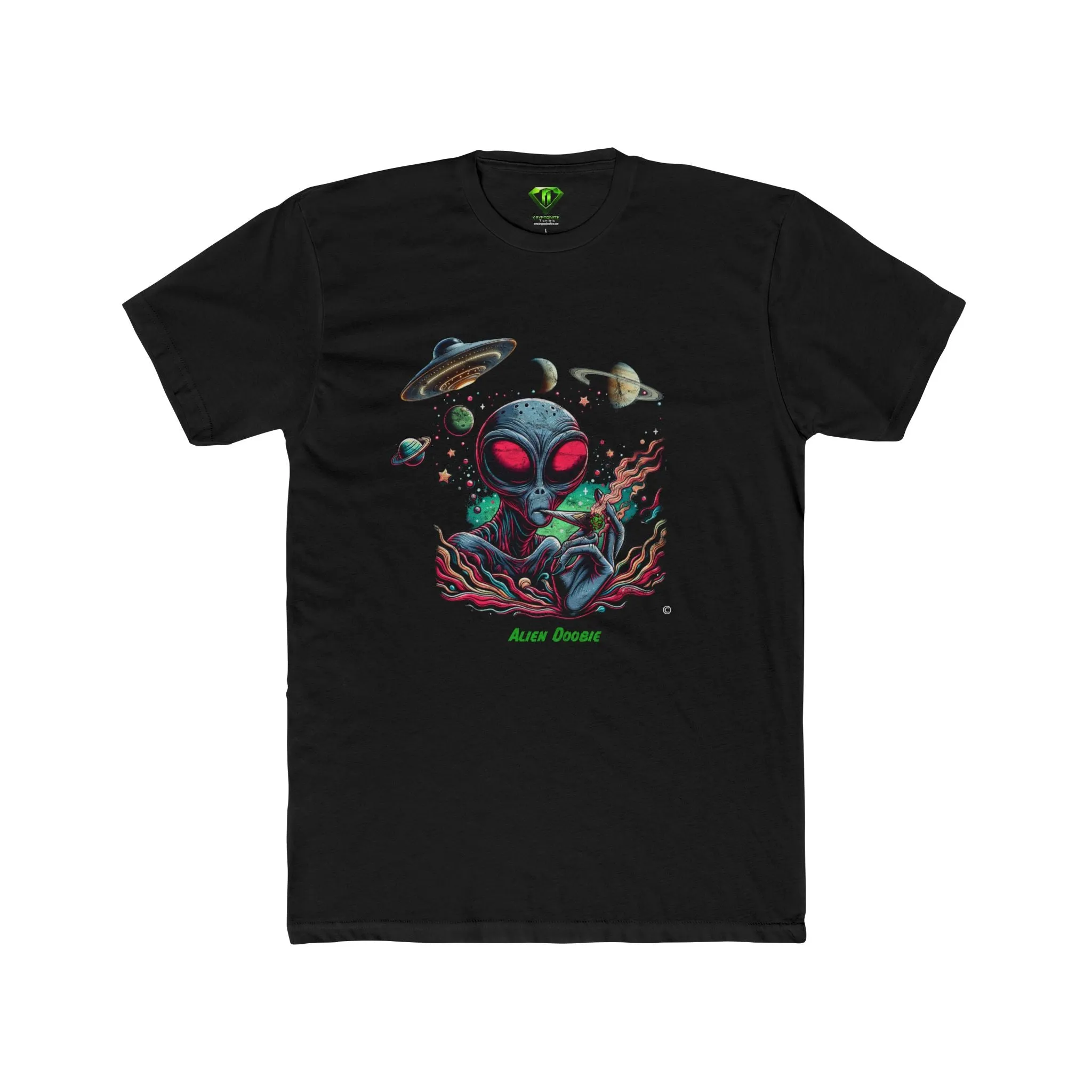 Alien Doobie T-shirt, Unisex Tees,