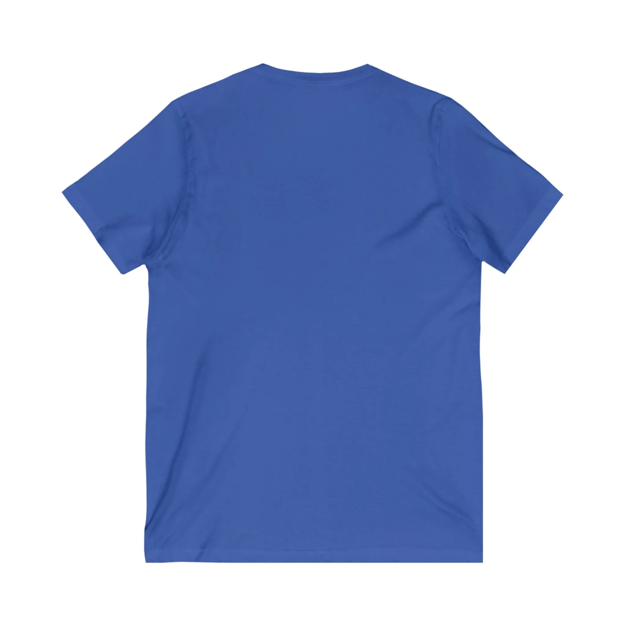 All-Day Comfort: Unisex Jersey Tees - Look & Feel Great All Day! Short Sleeve V-Neck Tee