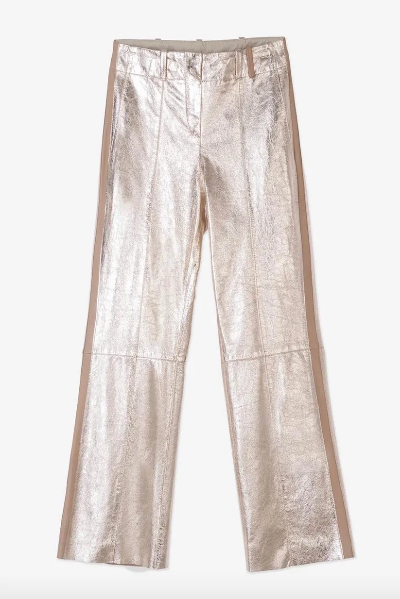 Alysi - Leather Pants: Metal