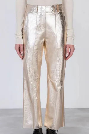 Alysi - Leather Pants: Metal