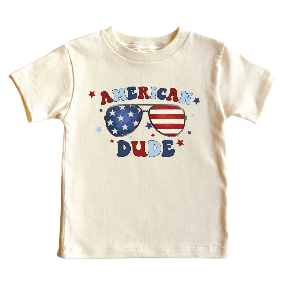American Dude Kids Graphic Tee | Natural