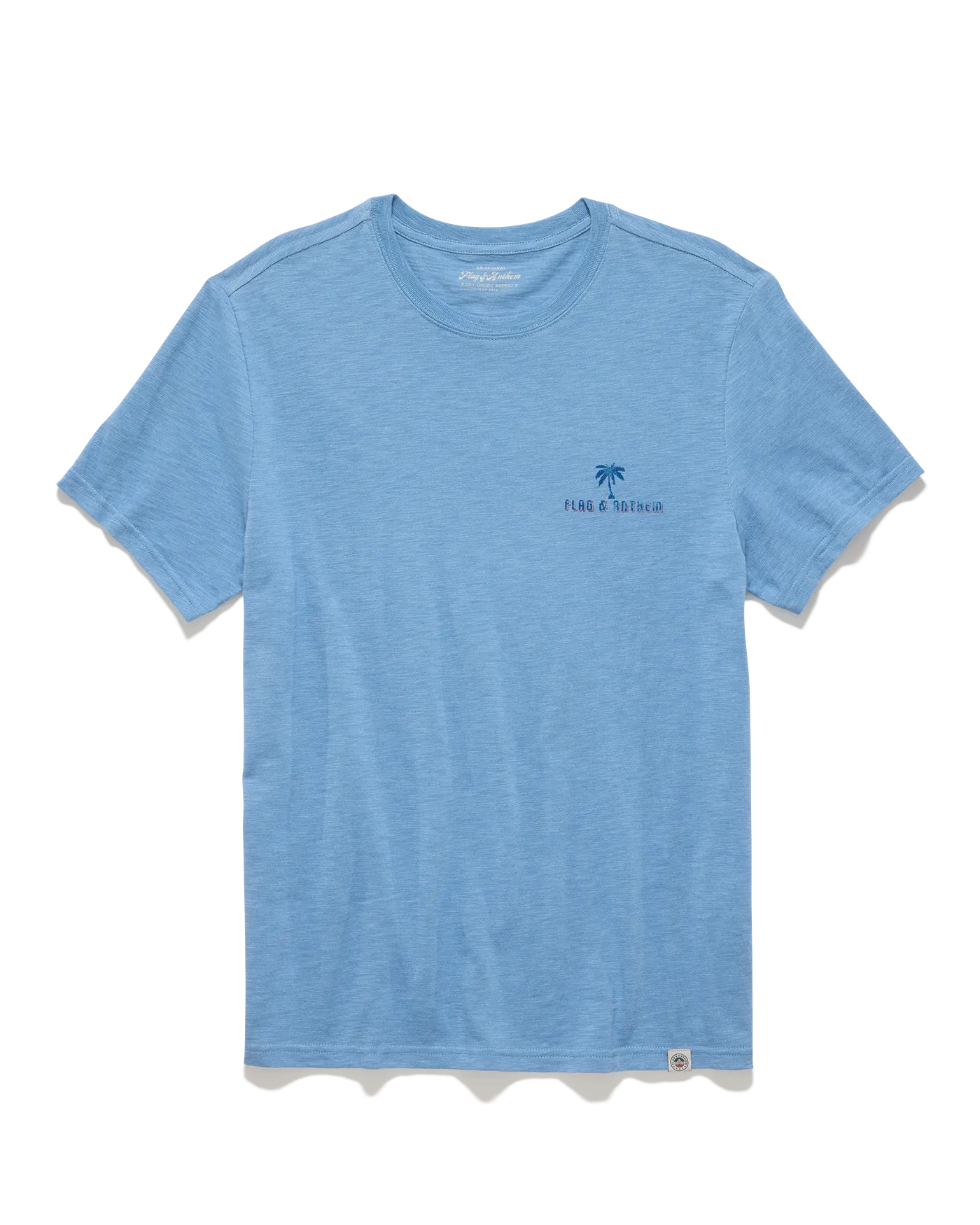 AMERICANA PALM FLAG SLUB TEE