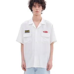 ARCHIVE BOLD (アーカイブボールド)　AB RACING SHIRTS (WHITE)