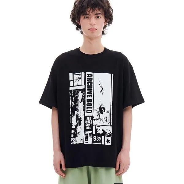 ARCHIVE BOLD (アーカイブボールド)　AB ROCKSTAR T-SHIRTS (BLACK)