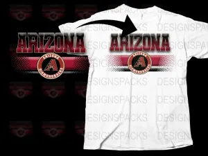 Arizona Diamondbacks Bold Logo Fans Support Png Digital Download