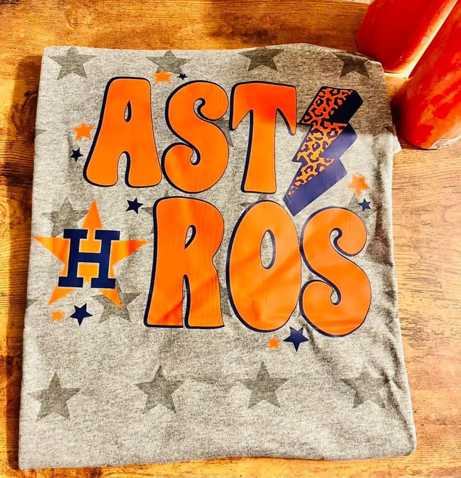 Astros star tee