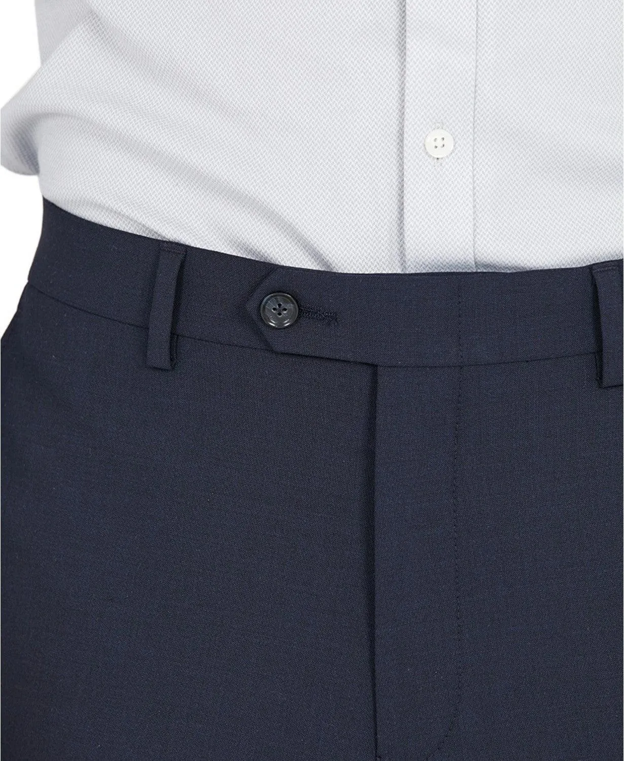 Bar Iii Mens Slim fit Dress Pants 38 / 30 Blue Solid