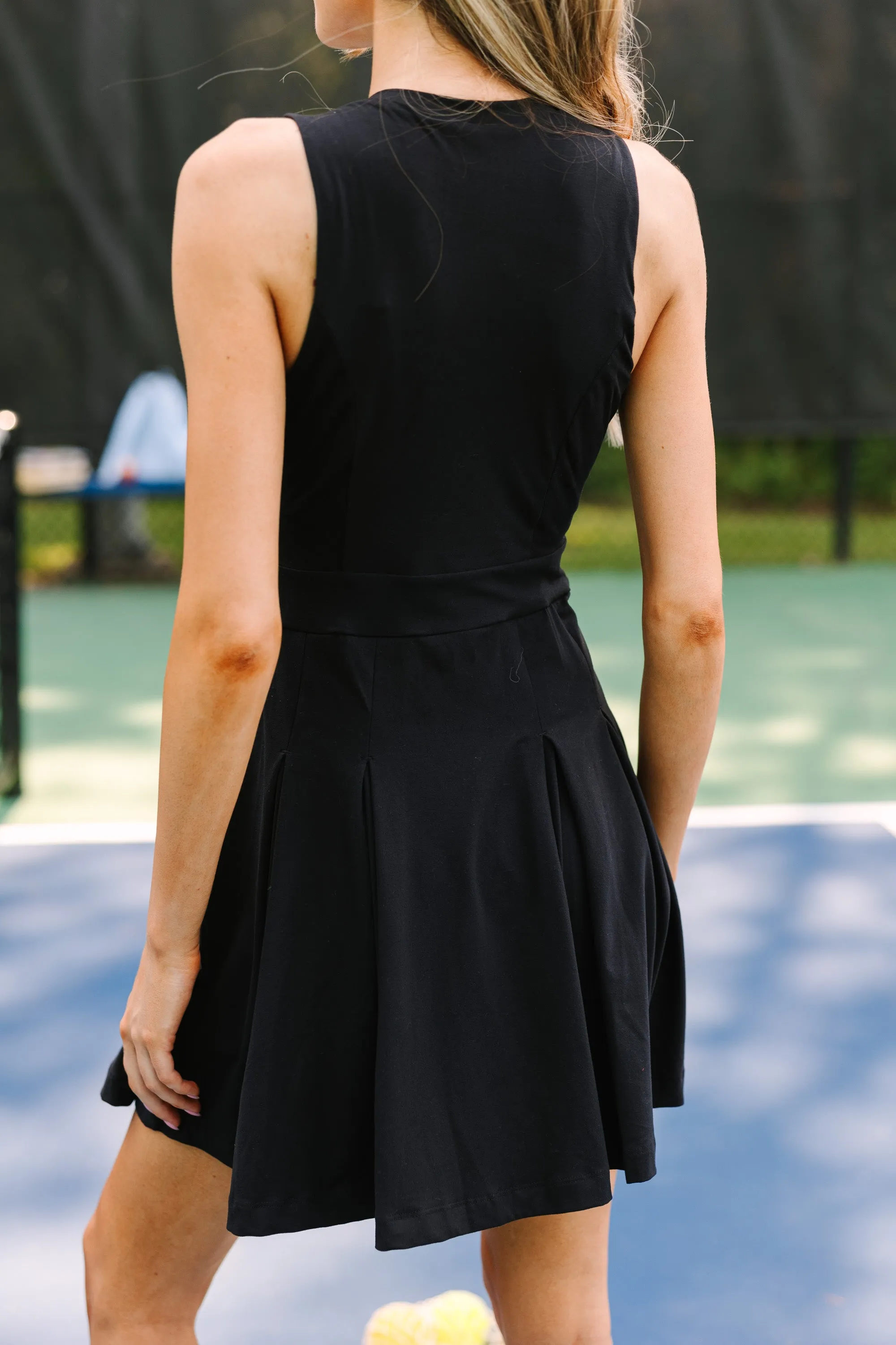 Better Than Every Black Tennis Dress w/ Shorts