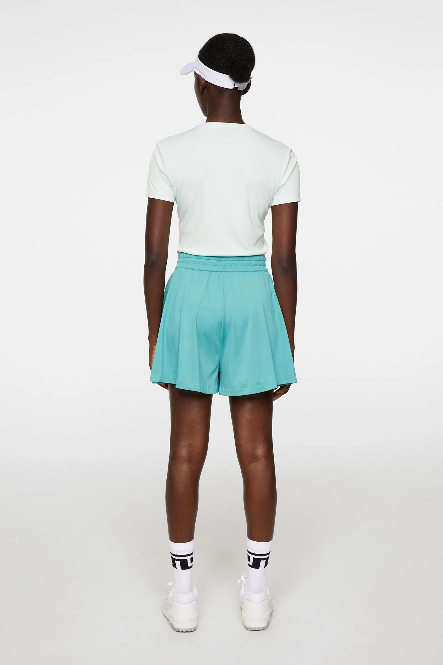 Billie Wide Jersey Shorts / Teal