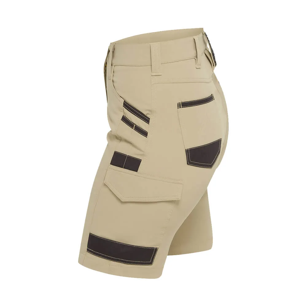 Bisley BSHL1332 Ladies Flex & Move Cargo Short Stone