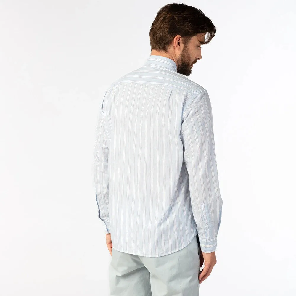 Bold Stripe Shirt L/S: Blue