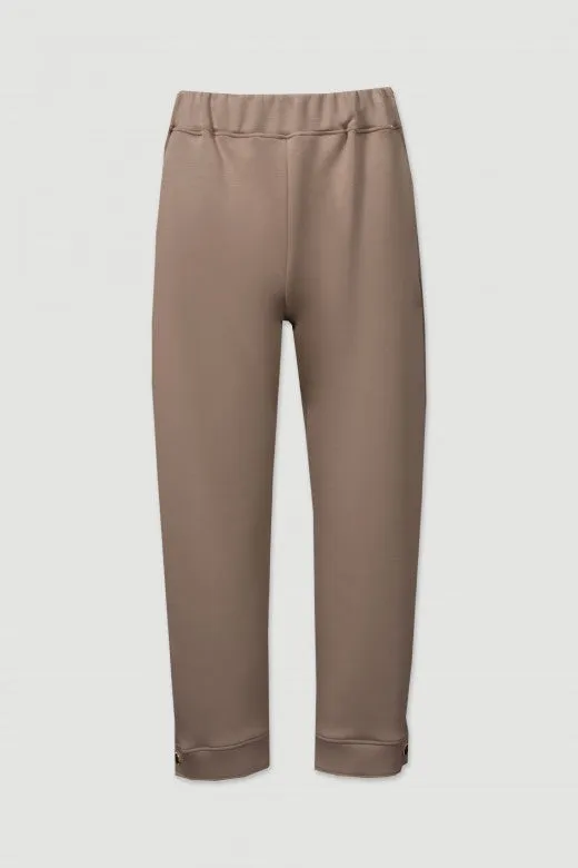 Button Ankle Side Pocket Jogger