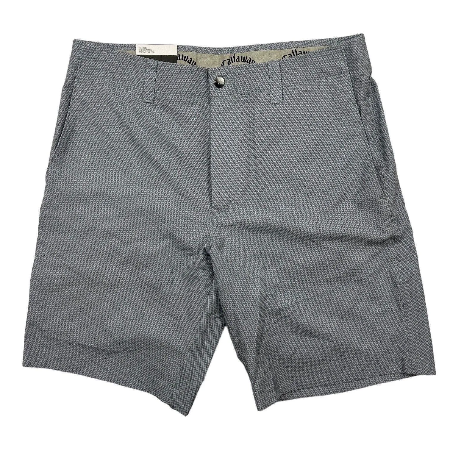 Callaway Men's Performance Flat Front Short with Active Flex Waistband Opti Dri Media Pocket