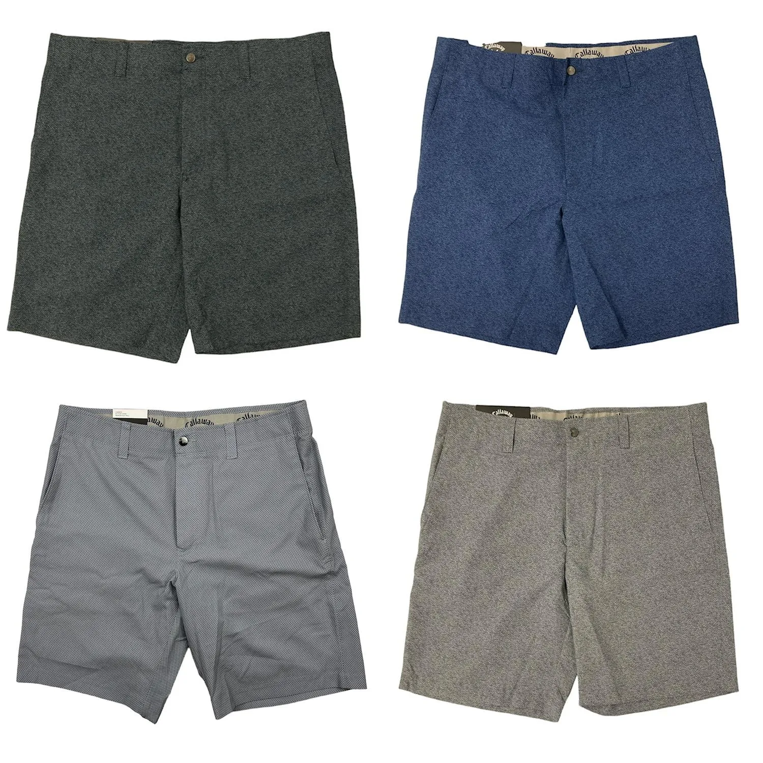 Callaway Men's Performance Flat Front Short with Active Flex Waistband Opti Dri Media Pocket