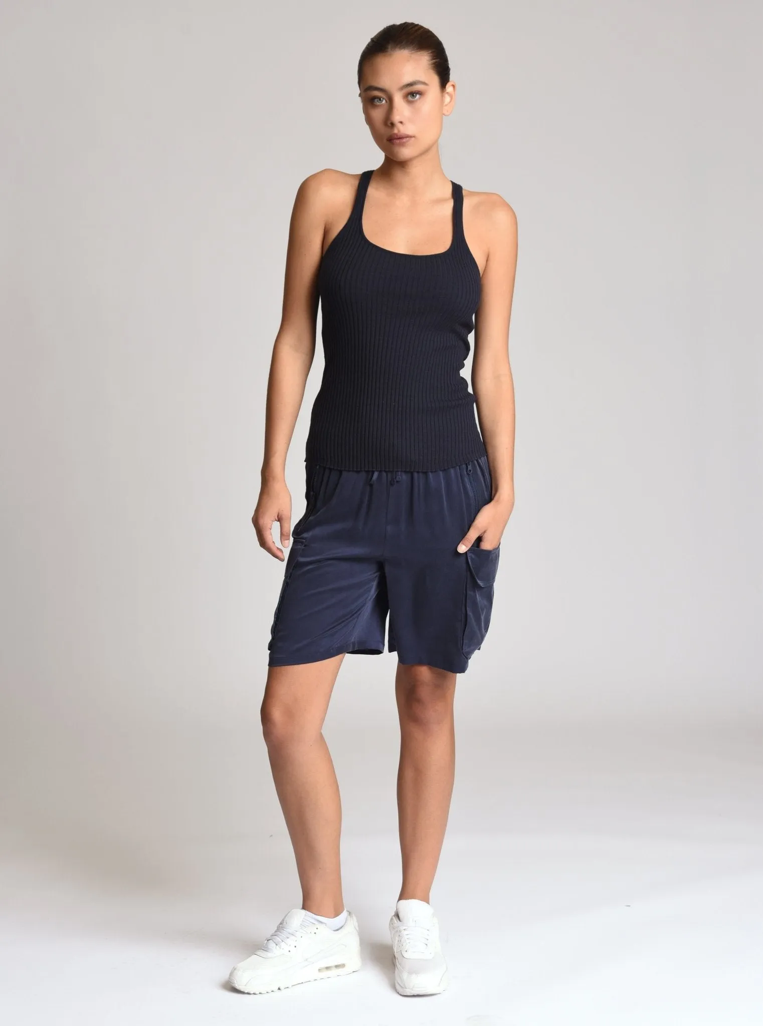 Chelsea Silk Bermuda Cargo Short