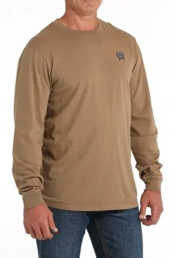 CINCH RANCHIN' AIN'T EASY TEE KHAKI