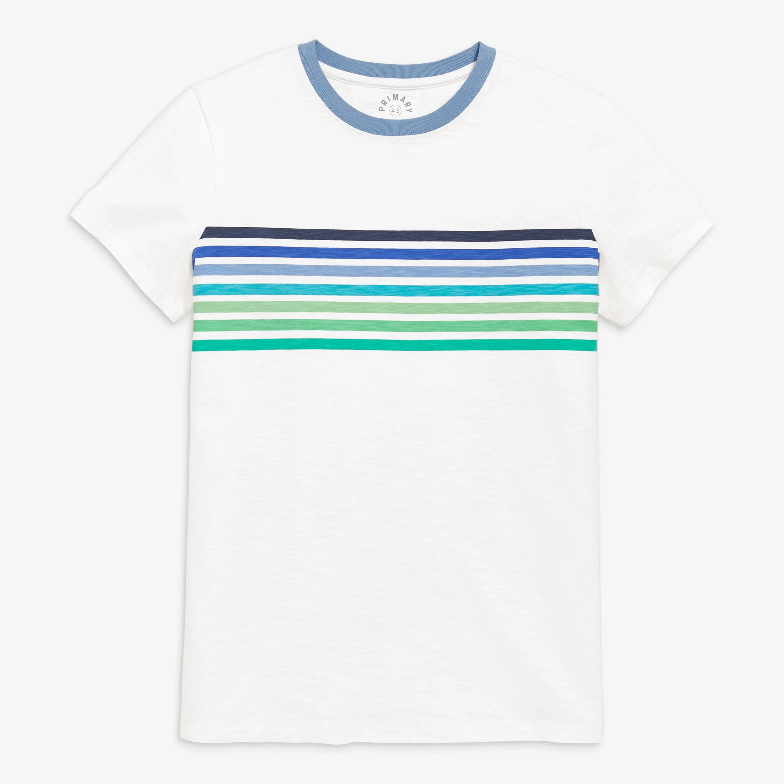 Clearance grown-ups slim fit banner tee in ocean stripes (unisex fit)