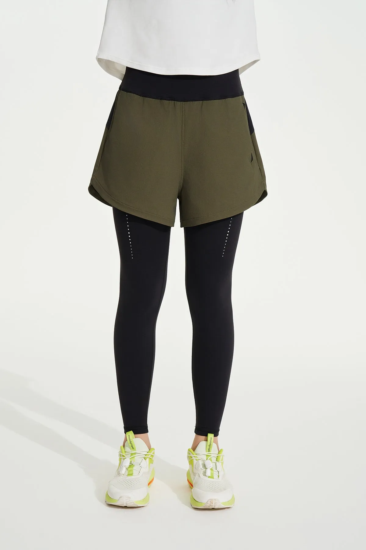 Colour Blocking 2 in 1 Pants