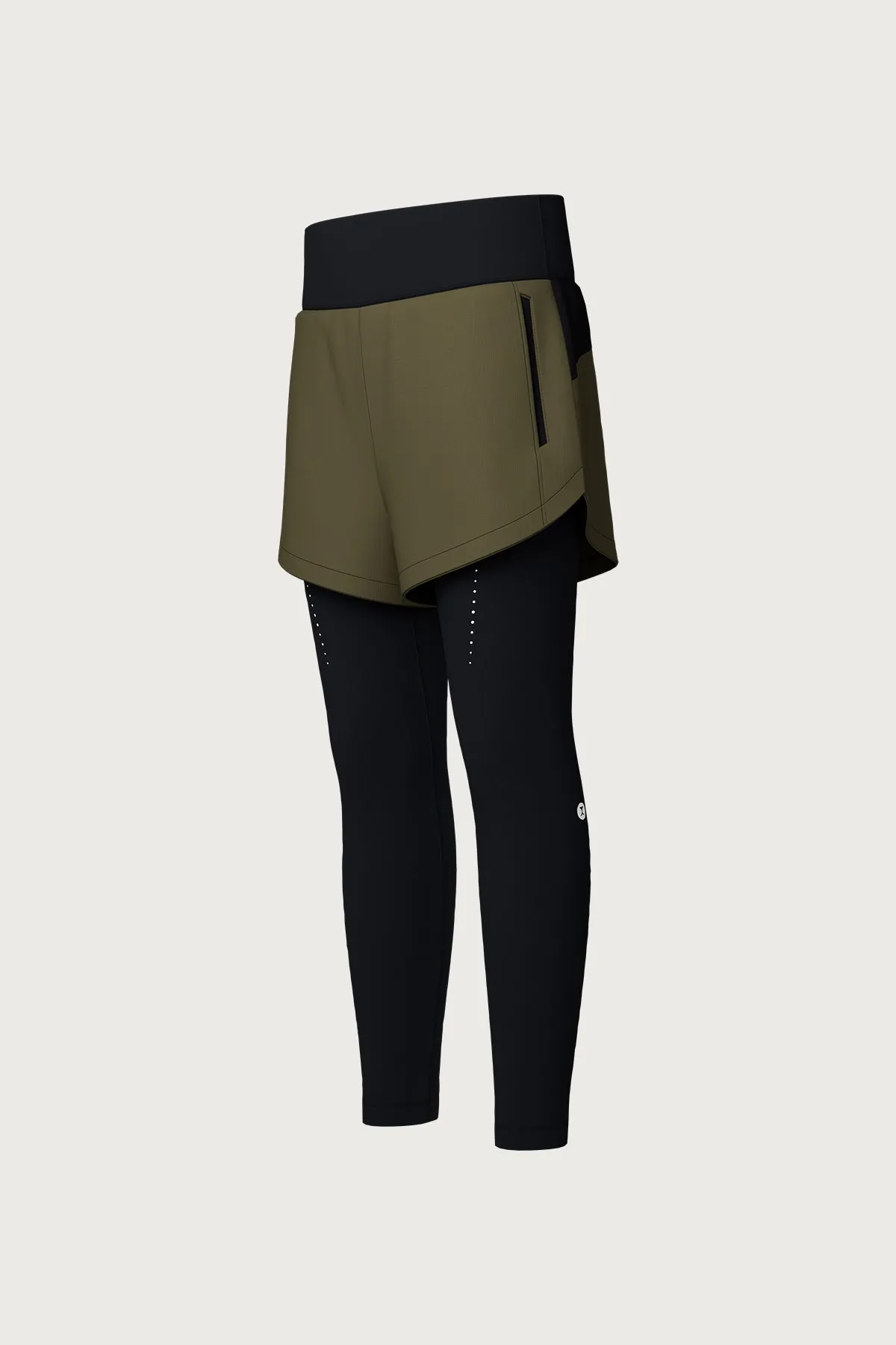 Colour Blocking 2 in 1 Pants
