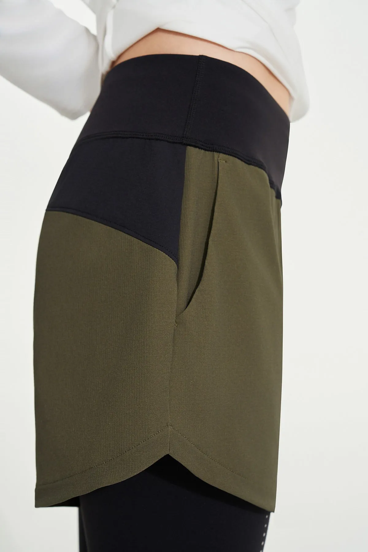 Colour Blocking 2 in 1 Pants