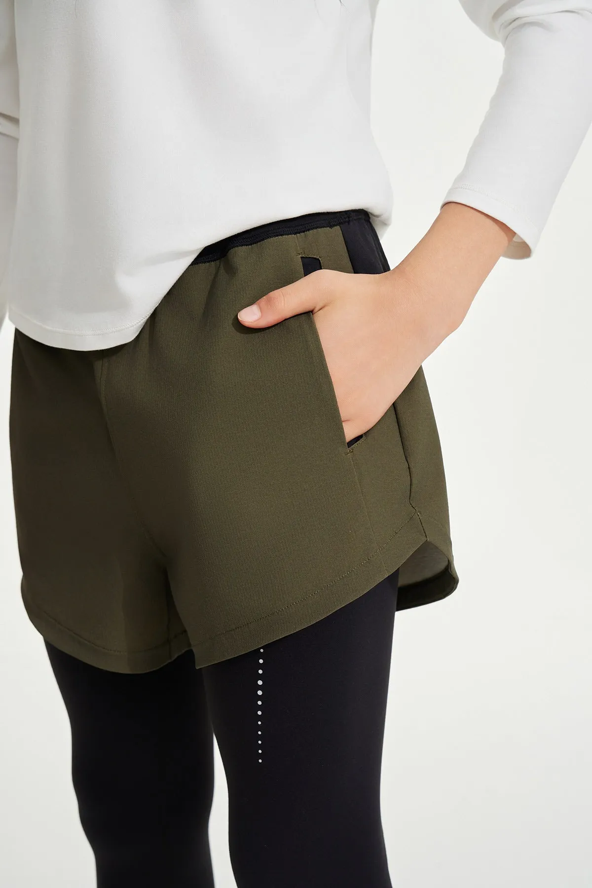 Colour Blocking 2 in 1 Pants