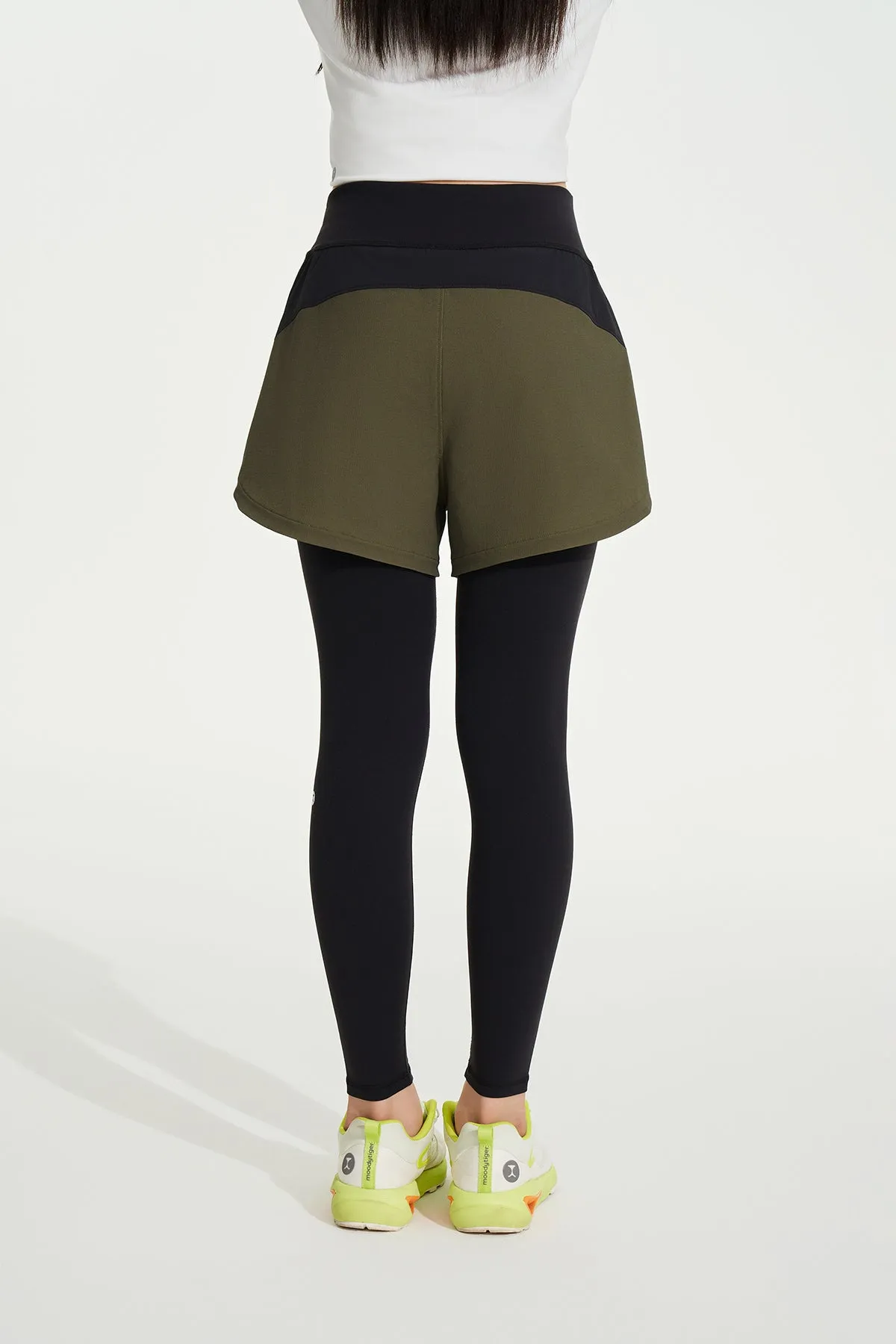Colour Blocking 2 in 1 Pants