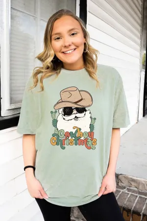 Cool Cowboy Christmas Softstyle Adult T-Shirt