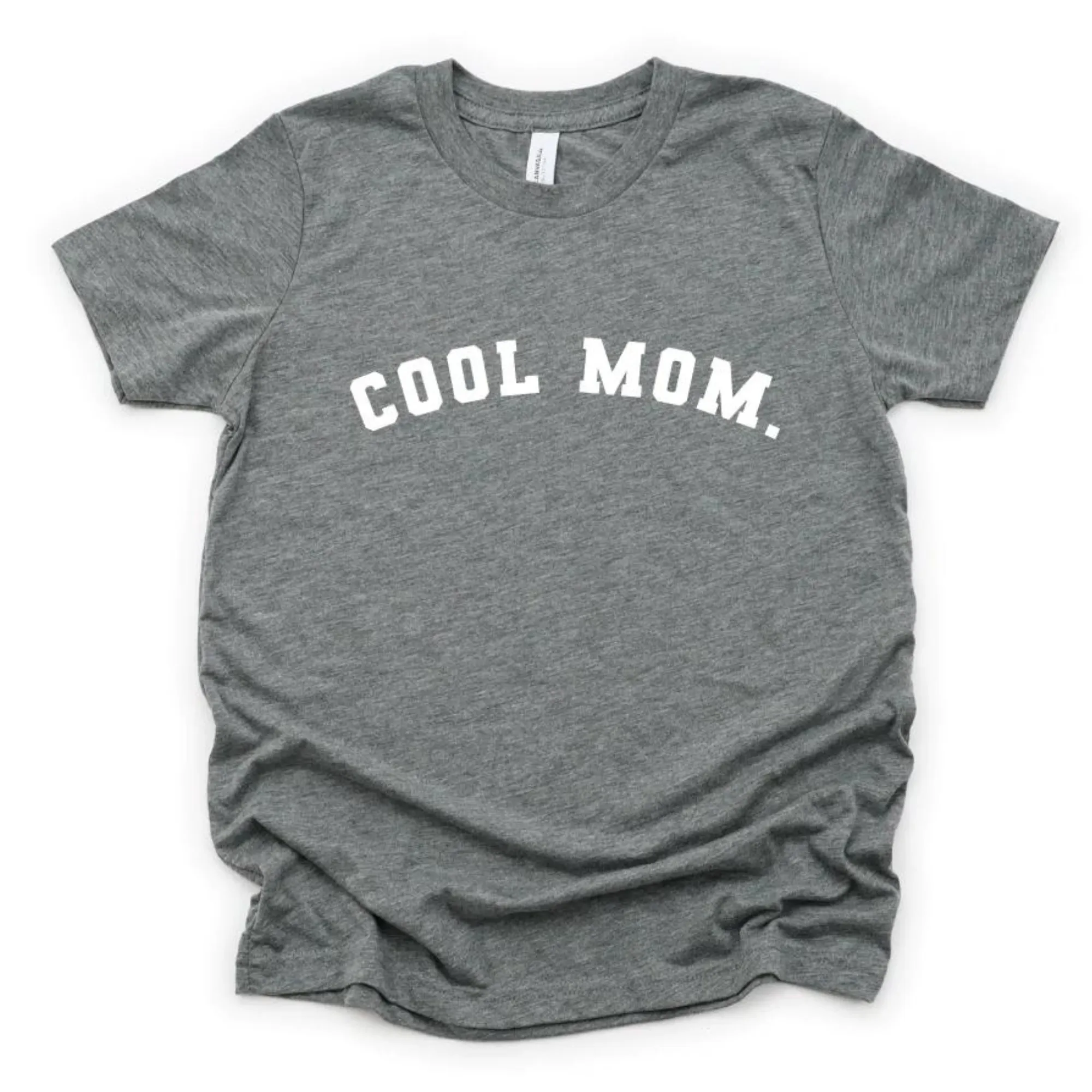 Cool Mom. Graphic Tee, Grey