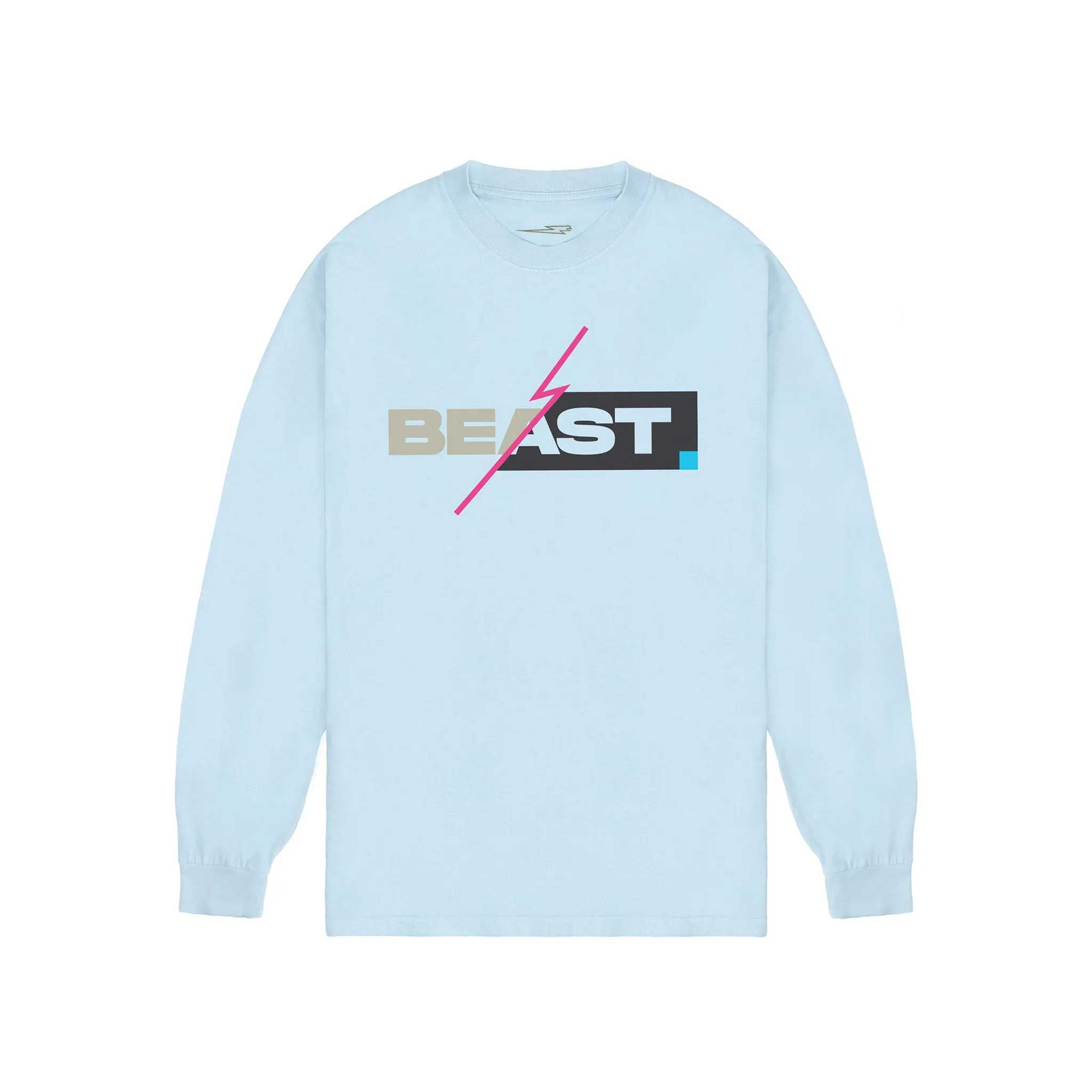 CORE FLASH BOX LS TEE - LIGHT BLUE