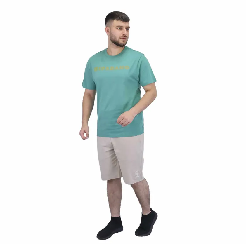 Cotton Jersey Crew Neck Short Sleeve Slim Print Tees  (Signature Tees)