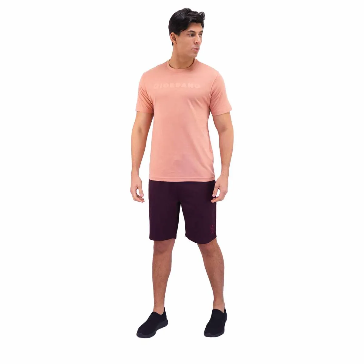 Cotton Jersey Crew Neck Short Sleeve Slim Print Tees  (Signature Tees)
