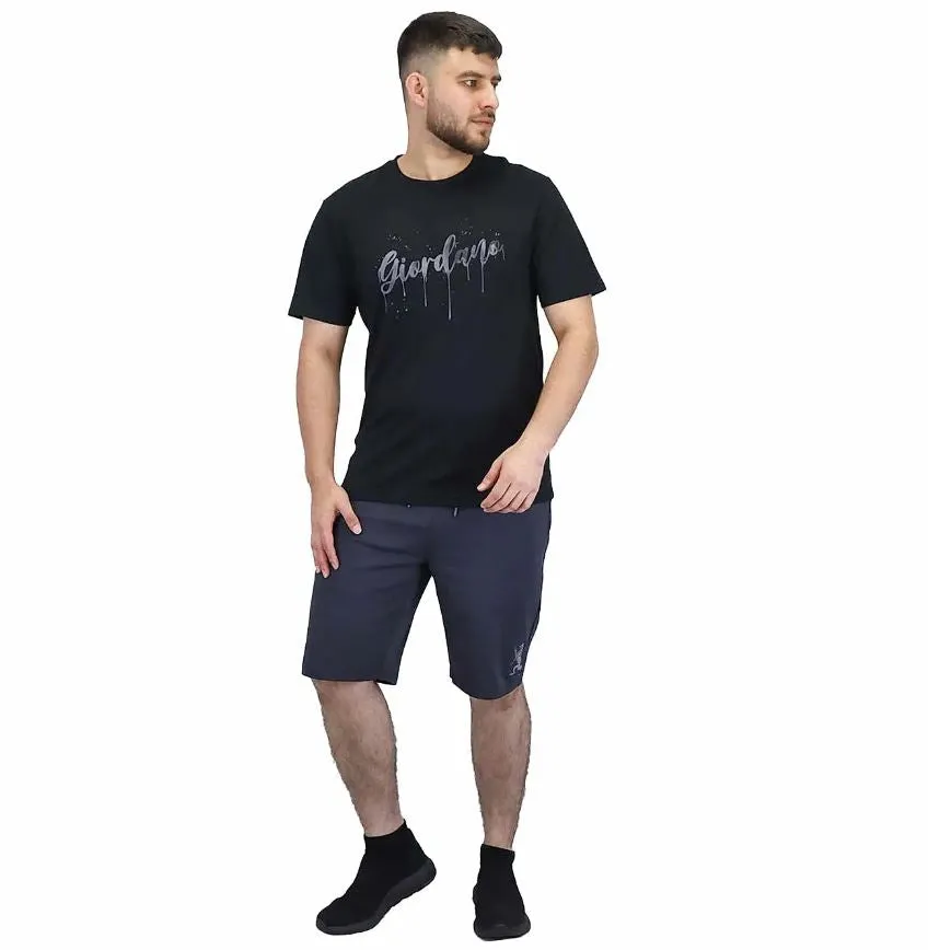 Cotton Jersey Crew Neck Short Sleeve Slim Print Tees  (Signature Tees)
