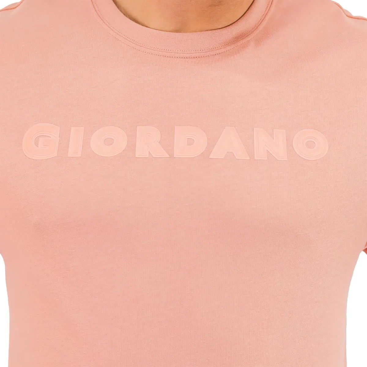 Cotton Jersey Crew Neck Short Sleeve Slim Print Tees  (Signature Tees)
