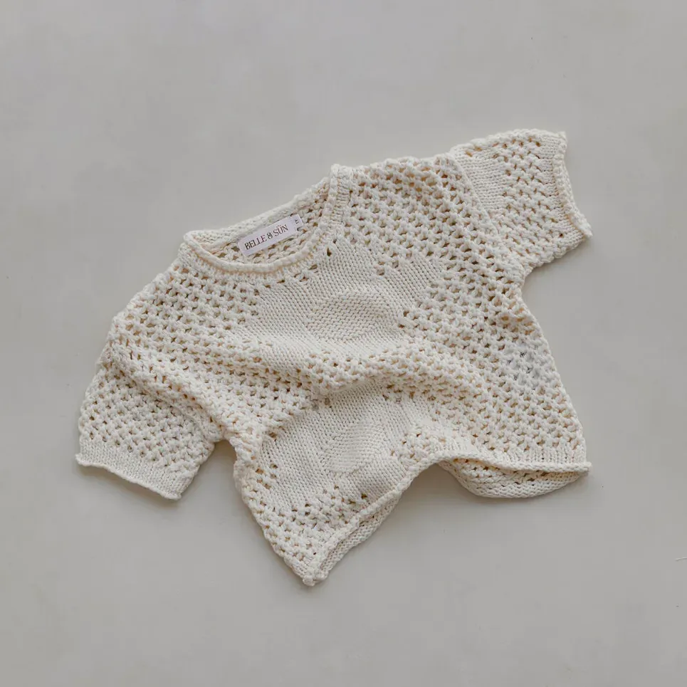 Crochet Tee - Natural